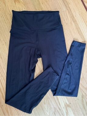 all in motion Black Ribbed Active Leggings